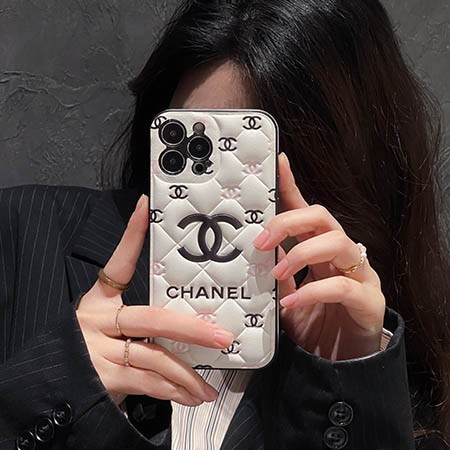 シャネル chanel 型押し アイフォーン 14pro max ケース