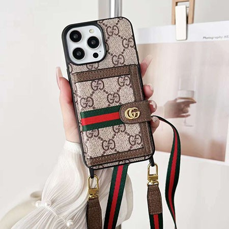 レザー iphone 14 スマホケース gucci風