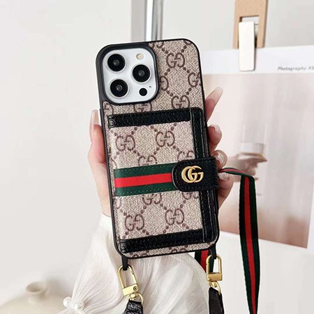 レザー iphone 14 スマホケース gucci風