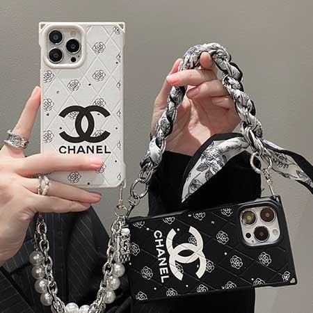 chanel シャネル アイフォーン 15proカバー シープスキン