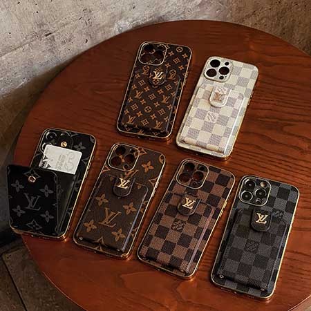 皮製 アイフォン 14 カバー ルイヴィトン風