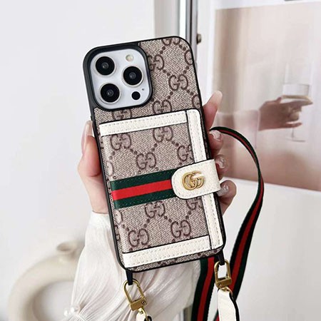 レザー iphone 14 スマホケース gucci風