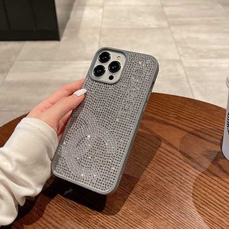 アイフォン 14 スマホケースchanel ラインストーン付き