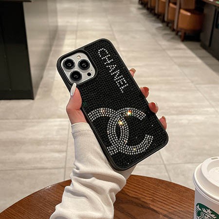 アイフォン 14 スマホケースchanel ラインストーン付き