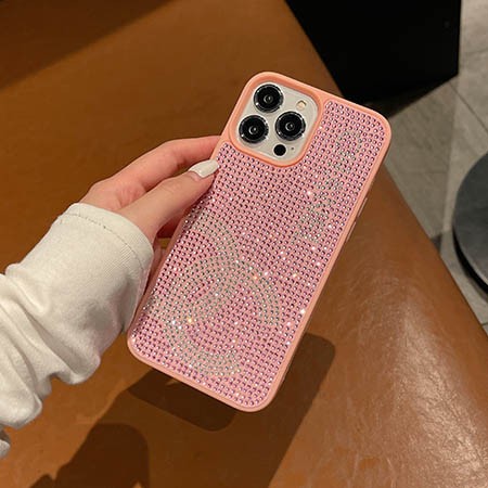 アイフォン 14 スマホケースchanel ラインストーン付き