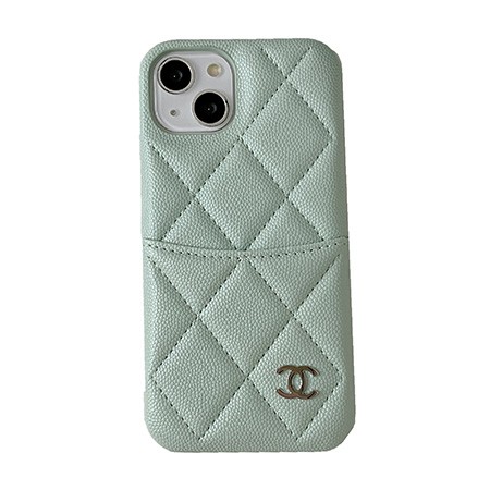 背面にカード入れ付き chanel シャネル アイホン 15 カバー