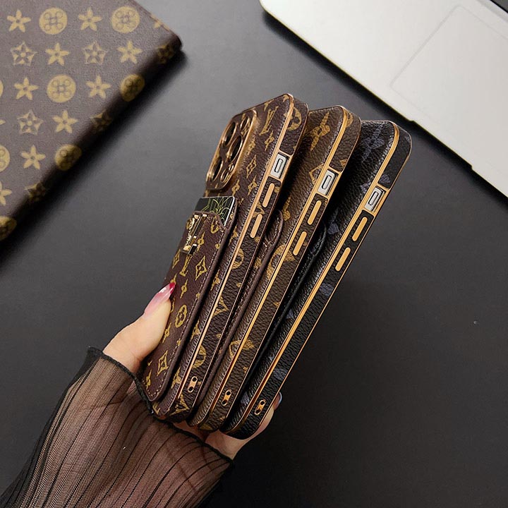 アイフォン 15 プラス カバーlv 背面にカード入れ付き