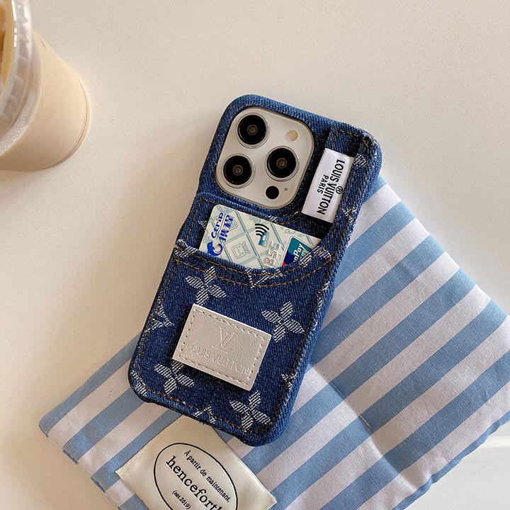 アイホン 15 プロ ルイビトン スマホケース 布製