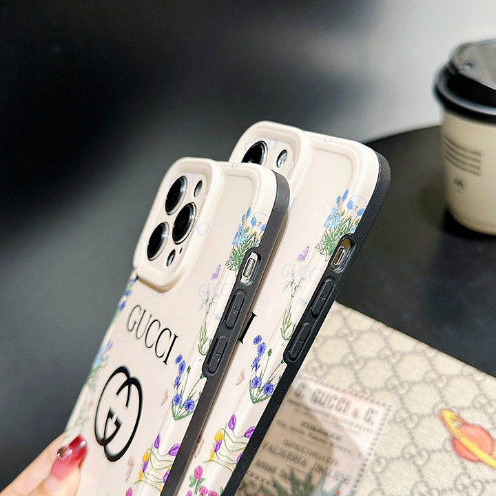iphone 14 プロ カバー 花 GG