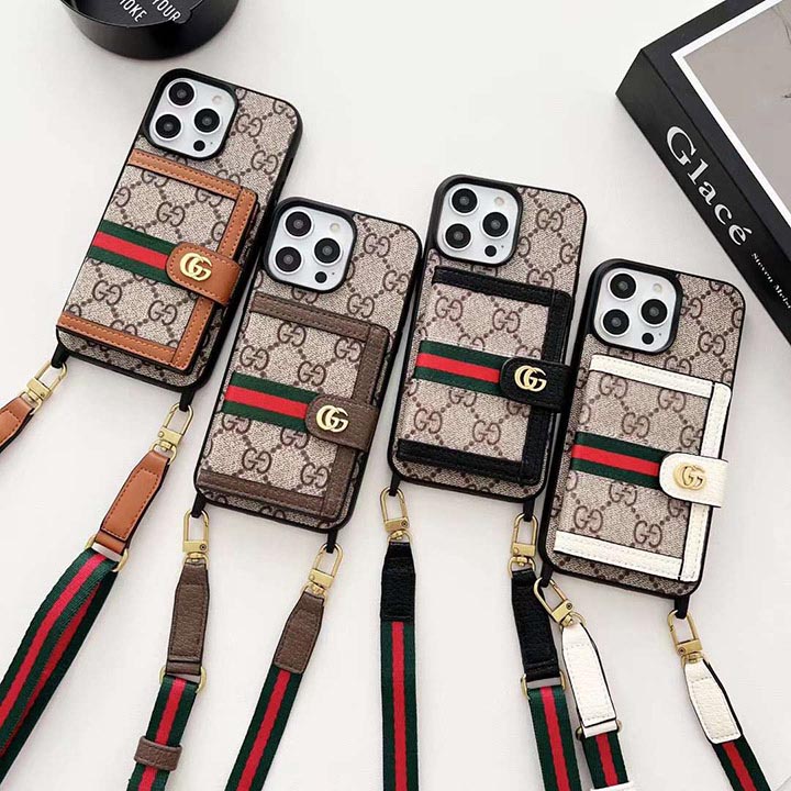レザー iphone 14 スマホケース gucci風