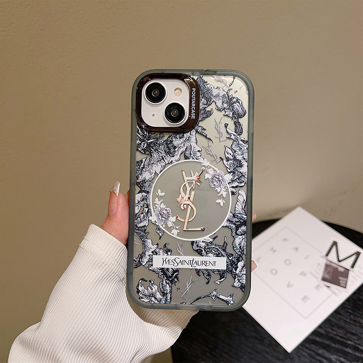 ysl風 アイホン 14pro maxカバー ブランケット