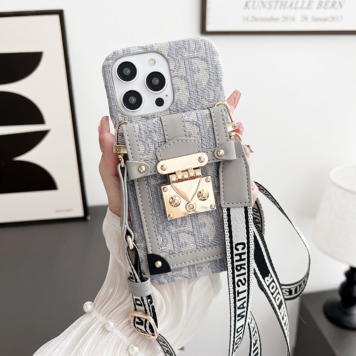 iphone 14 カバー メタルロゴ dior