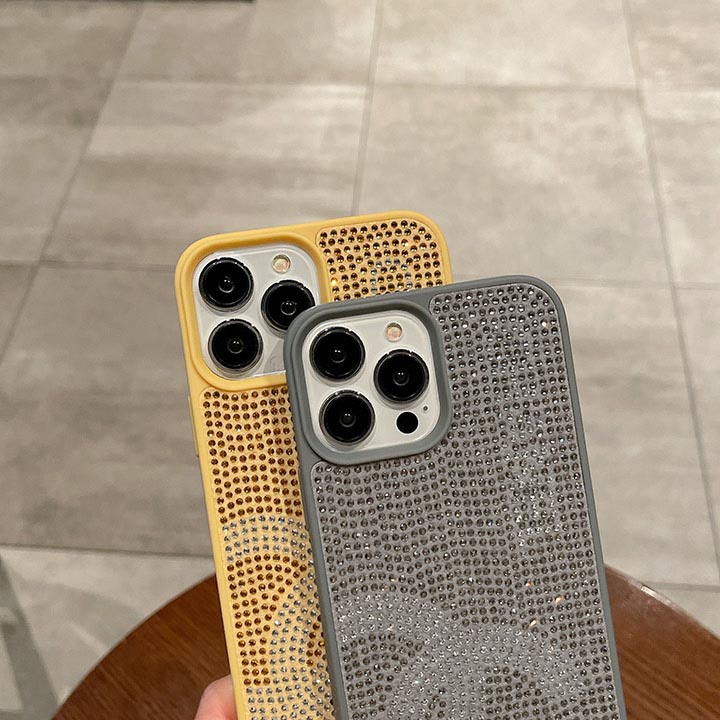 アイフォン 14 スマホケースchanel ラインストーン付き