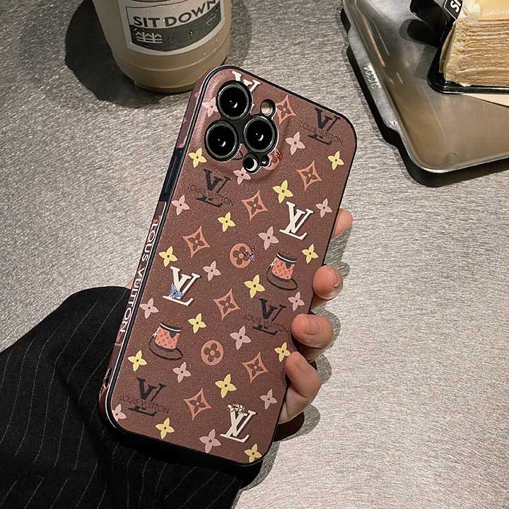 字母プリント lv風 スマホケース