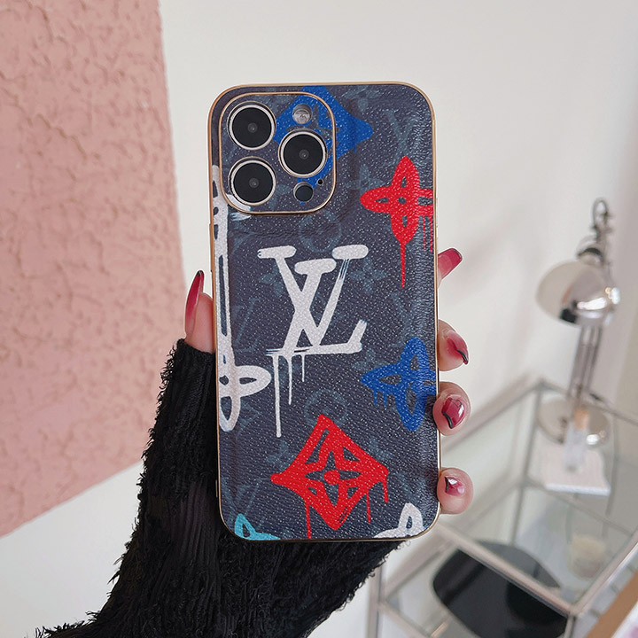 lvのiPhone 15proケースブランドロゴ.ファッションlvのiPhone 15ケースグラフィティ