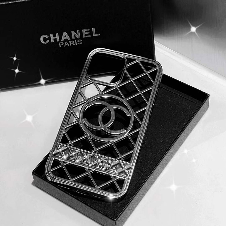 電気メッキ アイホン 14プラス 携帯ケース chanel風