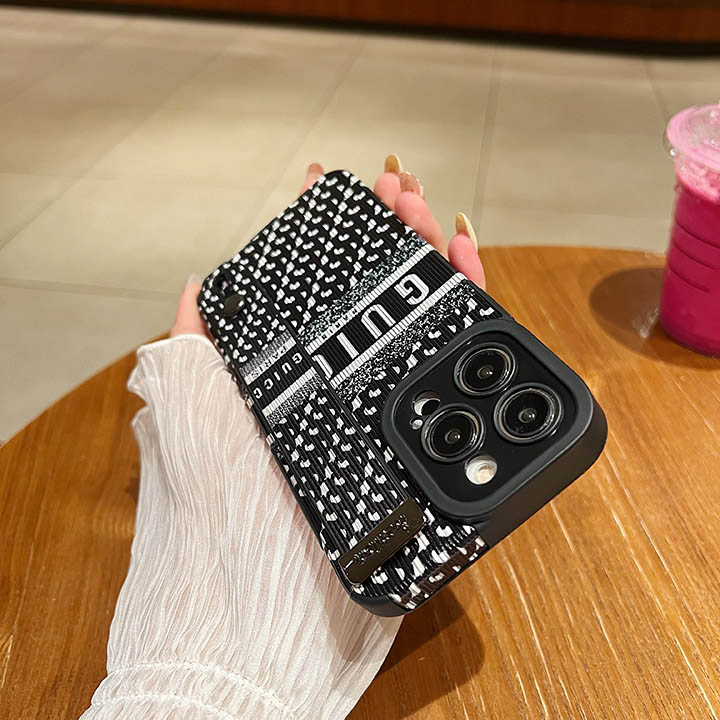 グッチ gucci アイフォーン 14携帯ケース 手首バンド