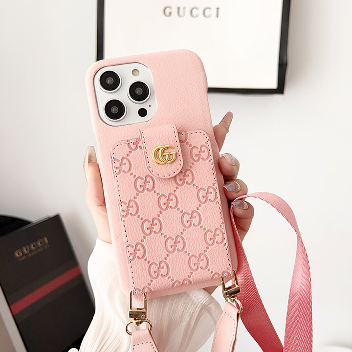 グッチスタイルiphone14プラスケース斜め