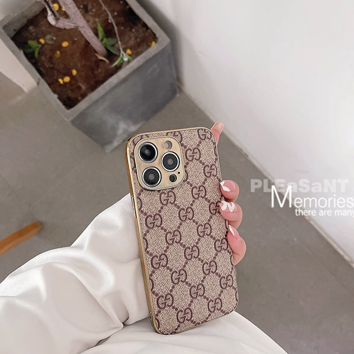 iphone 15pro max カバーグッチ風 電気メッキ