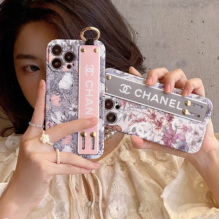 アイホン 15 pro スマホケースシャネル chanel 手首バンド